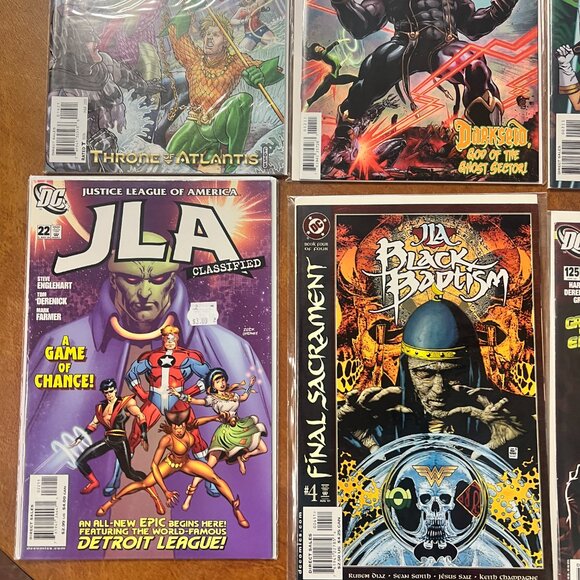 Lot of 12 Dc comics  JLA; syndicate rules, odyssey, throne of anlantis, gods and - Picture 5 of 6